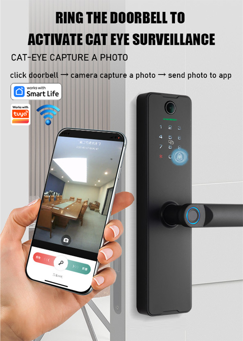 WF - X8 - Smart Video Door Lock with Live Monitoring. - Image 9