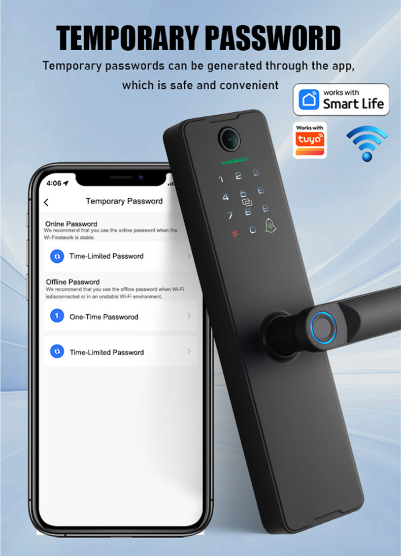 WF - X8 - Smart Video Door Lock with Live Monitoring. - Image 8