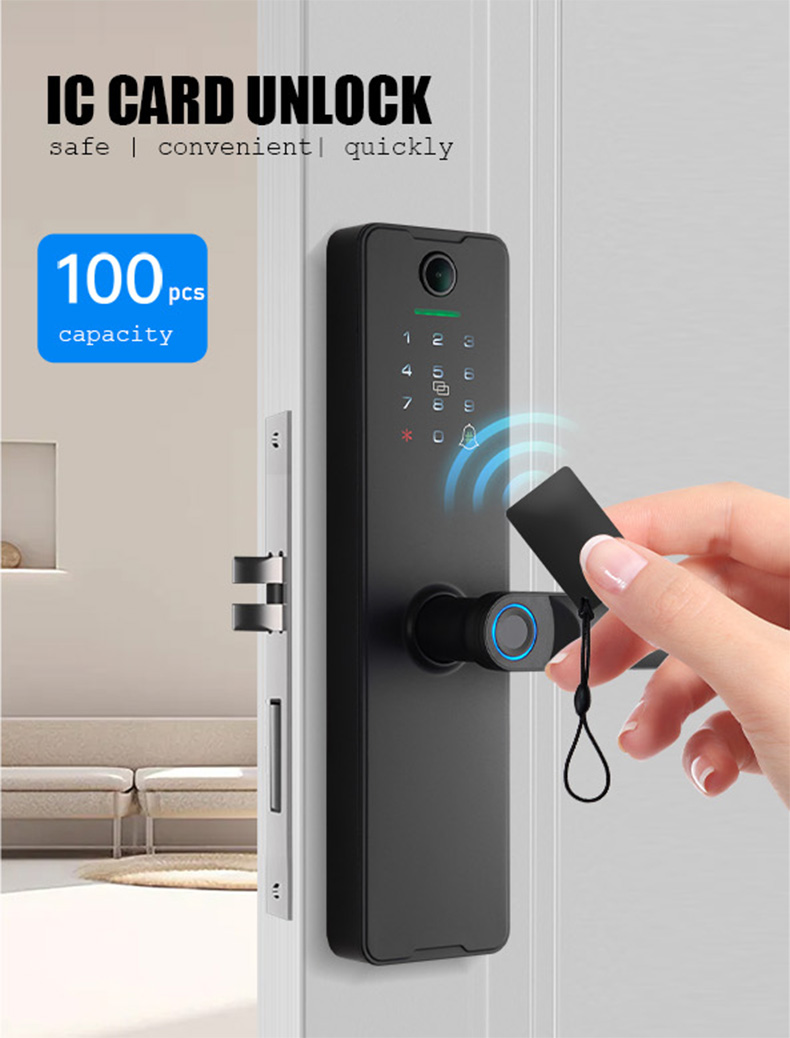 WF-X8 Smart Lock with Fingerprint,Card & Password