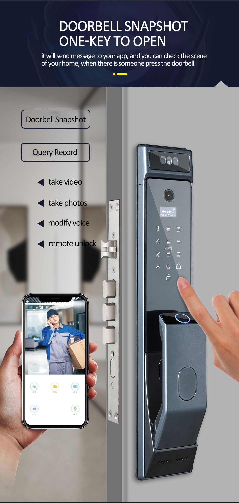 WF-MY3 Novexa VisionGuard 3D Smart Lock - Image 3